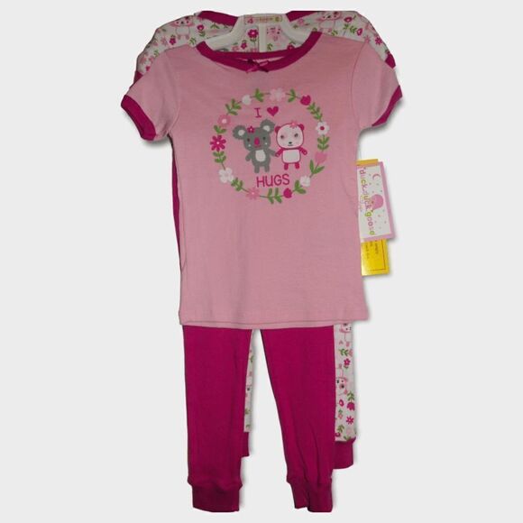 New Duck Duck Goose Cotton 4 Piece PJ Set Size 3T - Picture 1 of 7